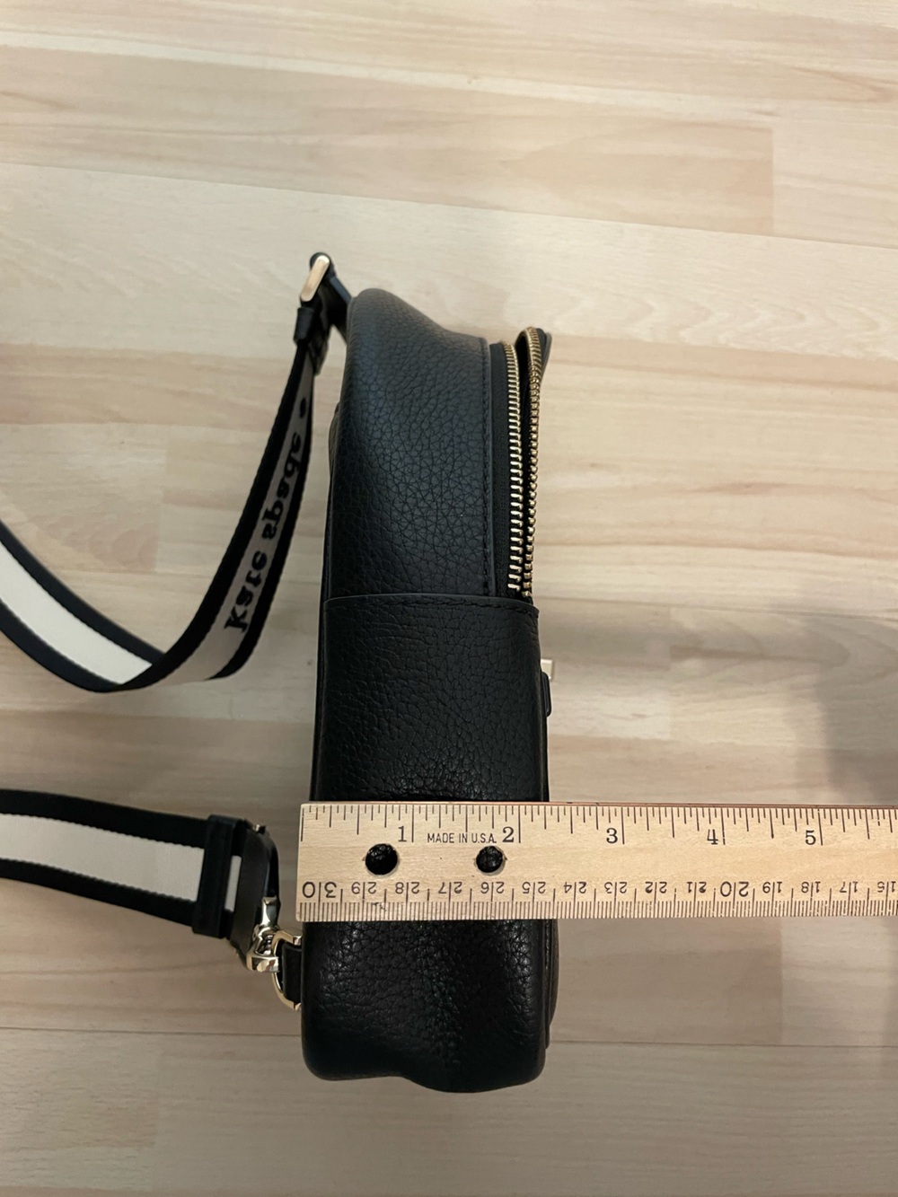 Excellent Condition Kate Spade Emma Small Black Backpack Crossbody! - Picture 14 of 14